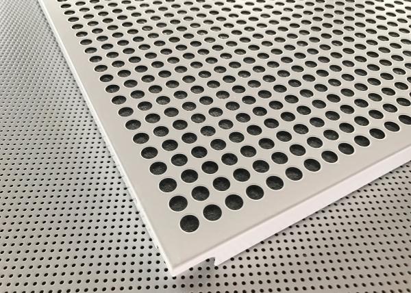 Akzo Nobel Powder Coated Aluminium Suspended Ceiling Tiles Matt White Finished