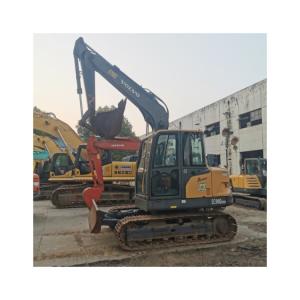 China 2021 year Korea original small 9 ton volvo ec90 used excavator with 800 working hours factory