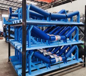 China 89x240mm Steel Carrying Roller For Conveyor Idler Mining factory