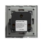 Tuya 2021 13A Outlet Universal Smart Wifi Socket Plug Glass Panel Wall Socket Uk
