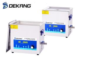 China 10L 240W Heated Ultrasonic Bath , Timing Electronic Stainless Steel Ultrasonic Cleaner factory