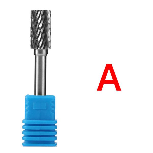Round Carbide Burrs for Grinding Drilling and Welding in Flat Bottom Silver