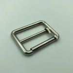 Eco Friendly Material Metal Backpack Strap Adjuster Silk Screen Printing