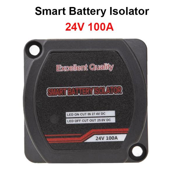 Power Smart Dual Battery Isolator 24V 100A for Vans Trucks RVs Motorhomes ATV