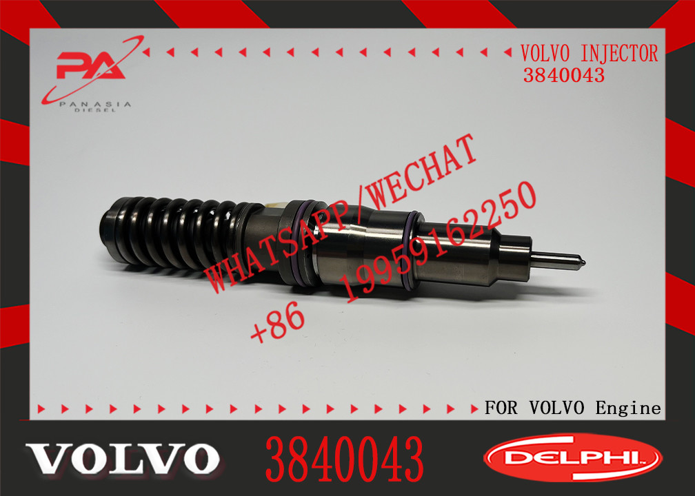 Truck Spare Part Fuel Injector 3840043 BEBE4C5001 BEBE4C05002 for VOLVO 9.0 LITRE MARINE with 9.5 MM BORE L235PBC
