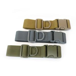 China Polyester Plastic Buckle Nylon Belt 100CM Canvas Ribbon Belt factory