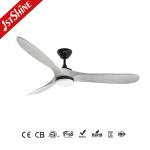 Fan Ceiling Decorative 3 Wooden Blades DC 6 Speed Remote Control Low Noise