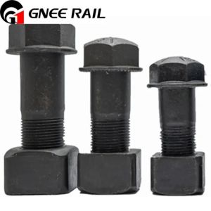 China High Performance Button Head Oval Neck Fish Bolts For Rail Fasteners System on sale
