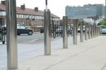 304 / 316 Stainless Steel Bollards Good Corrosion Resistance Not Rust / Deform
