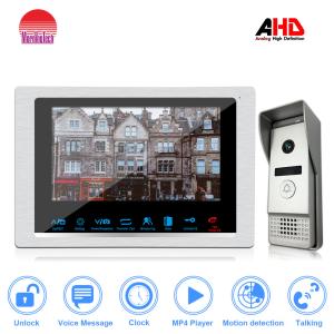 China Multi Apartment/villa video doorbell connect 2 outdoor cameras 6 indoor monitors video intercom room to room on sale