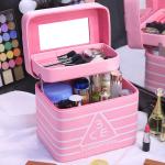 Zipper PU Makeup Bag Case