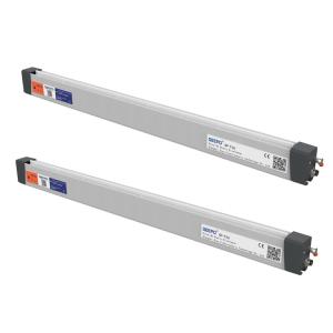 China 24VDC ABS Static Ionizer Bar Medium Long Distance Electrostatic Eliminator factory