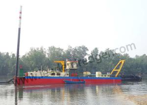 China Energy Saving Hydraulic System Sand Suction Dredger 14 Inch Cummins Engine factory