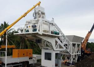 China Mobile Concrete Mixing Plant , Optimized Mini Cement Batching Plant Equipment factory