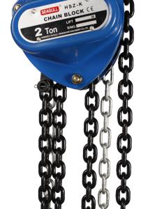 China G80 Oil Black Manual Chain Block Heat Treatment 2 Ton Heavy Load ISO9001 factory