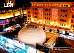 25m Outdoor Round Commercial Geodesic Dome Tents Spherical Show Canopy For Event
