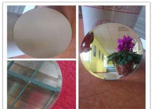 China Safety Grey Tinted Mirror Glass , Size Customized Mirror Float Glass For Decorative factory