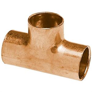 China Copper Nickel Butt Weld Reducing Tee CuNi10Fe1Mn And CuNi30Fe1Mn DIN 86088 factory