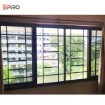 Kitchen 48 X 48 Aluminium Sliding Windows Sash Sliding Lock Rodent Proof