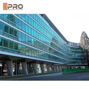 China Facade Reflective Glass Invisible Aluminium Curtain Wall For Building Exterior factory