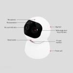 1080P WIFI Home Dual Lens CCTV Camera Night Vision Face Recognition