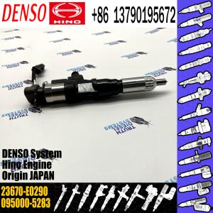 China 095000-5283 DENSO Diesel Injector HINO J08E Common Rail Injector 23670-E0290 factory