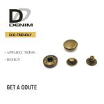 Anti Brass 4 - Parts DTM Metal Clothing Snaps