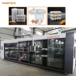 China 0.15mm Thickness Egg Tray Making Machine Hydraulic Thermoforming Carton Maker factory