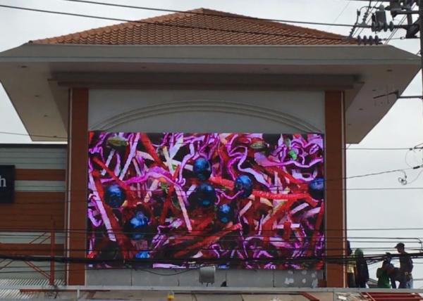 P16 Outdoor Curtain Window Glass Advertising Tv Panels Led Mesh Display
