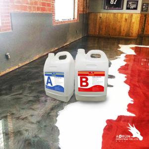 China Waterproof Liquid Glass 2 Part Epoxy 3D Floor Sticker Impact Resistance factory