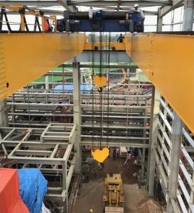 China European Model CXTD 20T Double Girder EOT Crane With Trolley Hoist factory