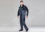 Dark Gray Heavy Duty Work Suit Work Wear Jackets And Pants With Zipper Closure