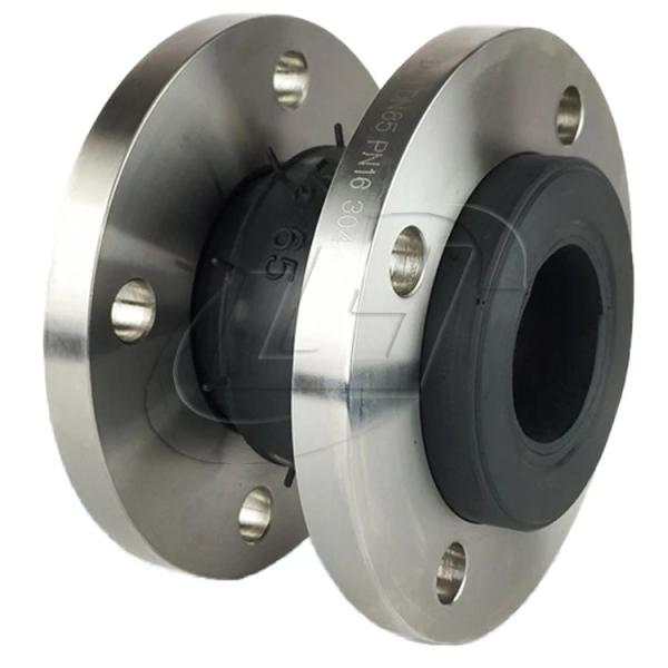 NR NBR EPDM Single Sphere Rubber Expansion Joint For High Rise Water Supply