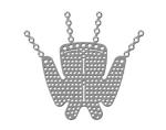 Silver Medical Maxillofacial Implants Titanium Mesh Craniofacial Mini Bone