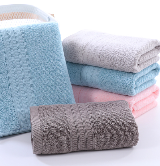 Soft and Skin-Friendly 100% Cotton Towels Thickened Absorbent Quick Drying for All Ages