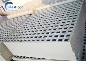 China Glass Fiber FRP Grating 2000mm Length Fiberglass Grate Panels factory
