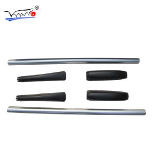 China C087 HIGH QUALITY ROOF RAILS SIDE RAILS FOR NISSAN LIVINA ABS PLASTIC 2009-2015 SILVER factory