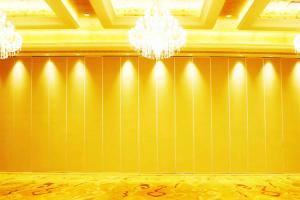 China Melamine / Fabric Surface Acoustic Folding Room Dividers For Hotel factory