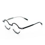 Black Artisanal Personality Acetate Titanium Glasses Fad Retro Frame MR 98031