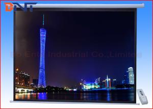 China Motorized Projection Projector Screen , 150 Inch Projector Screen With CE Approved factory