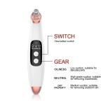 400mAh Rechargeable Battery Face Vacuum Cleaner Blackheads Removal Machine Deep
