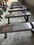 Flat Bench Steel Weight Training Equipment With Plate Foldable Barbell For Home