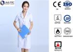White Disposable Medical Workwear 30g-60g Weight Excellent Clipping Well Fit