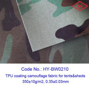 China TPU Coating Camouflage Composite Fabrics For Tents Sheds factory