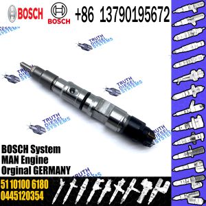 China Common Rail Injector 0445120354 For MAN TGS TGX Heavy Duty Truck with MAN No. 51101006180 on sale