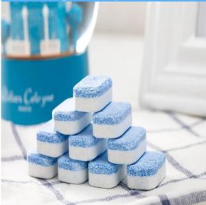 China Dishwasher Cleaner Tablets Detergent Dish Washing Machine Effervescent Cleaner Tablet factory