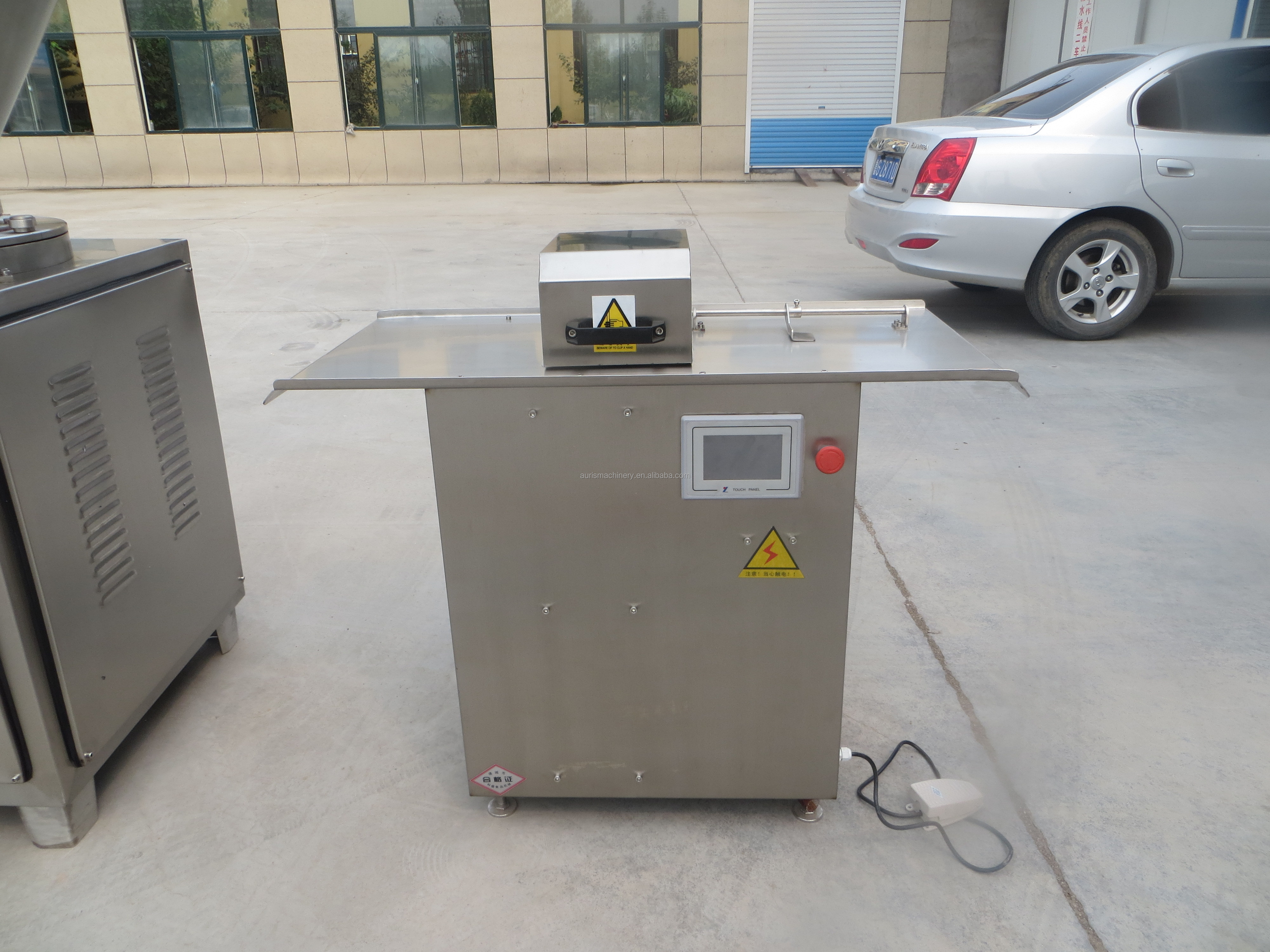 PLC Sausage Binding Wire Machine Double Lines Bundle Sausage Binding Machine