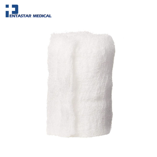 100% Gauze Medical Bandage Fluff Wrap Rolls Sterile Single Use Fluff Gauze Rolls