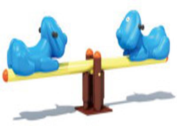 Commercial Grade Backyard Seesaw Playground Equipment / Outdoor Playground