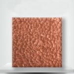 304 316 Stainless Steel Hand Hammered Lentil Pattern Texture Metal Sheet